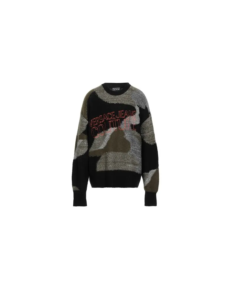 Versace Jeans STRICKWAREN - Pulloverauf YOOX.COM Militärgrün