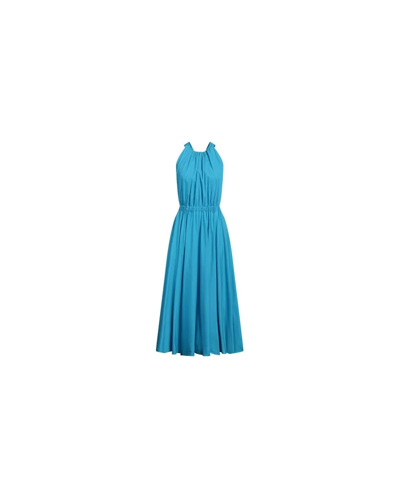 VICOLO KLEIDER - Maxi-Kleiderauf YOOX.COM Azurblau