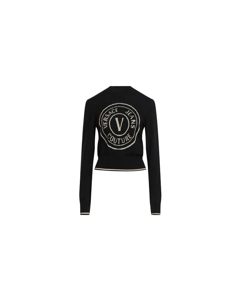 Versace Jeans STRICKWAREN - Pulloverauf YOOX.COM Schwarz