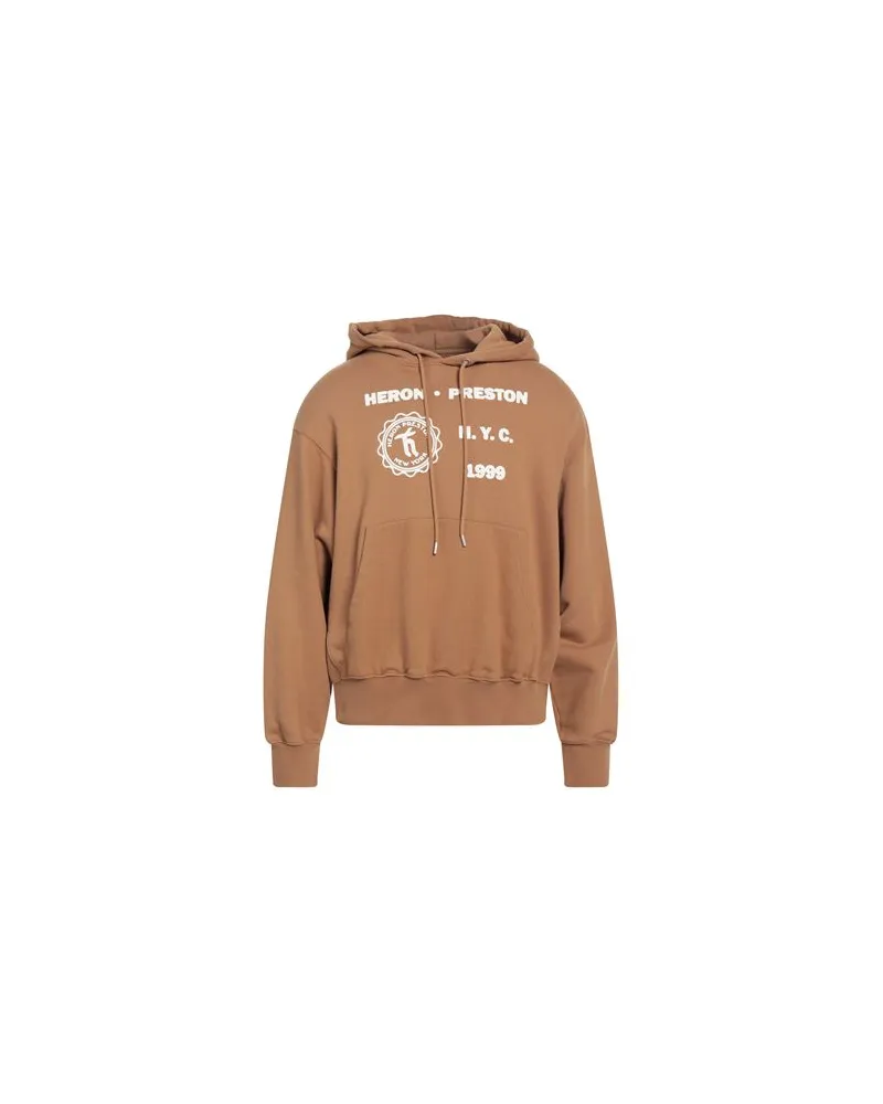 Heron Preston TOPS - Sweatshirtsauf YOOX.COM Kamel