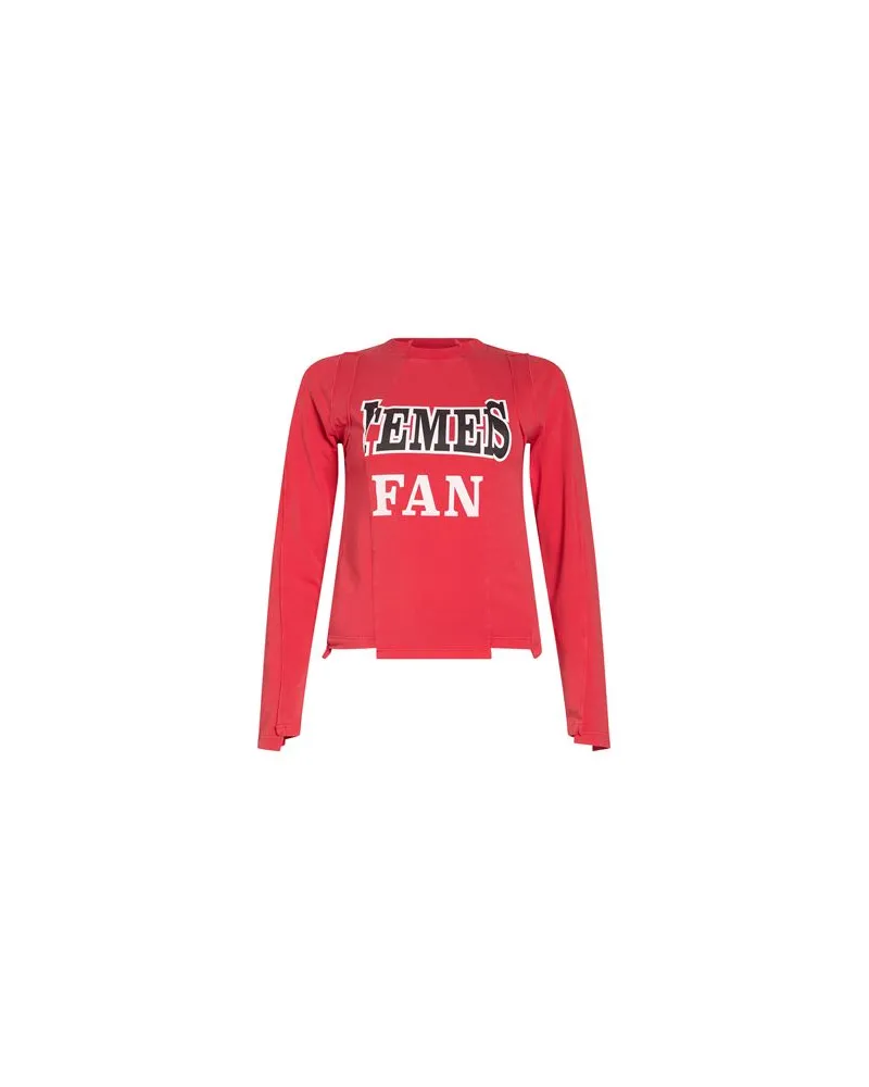 VTMNTS TOPS - T-shirtsauf YOOX.COM Rot