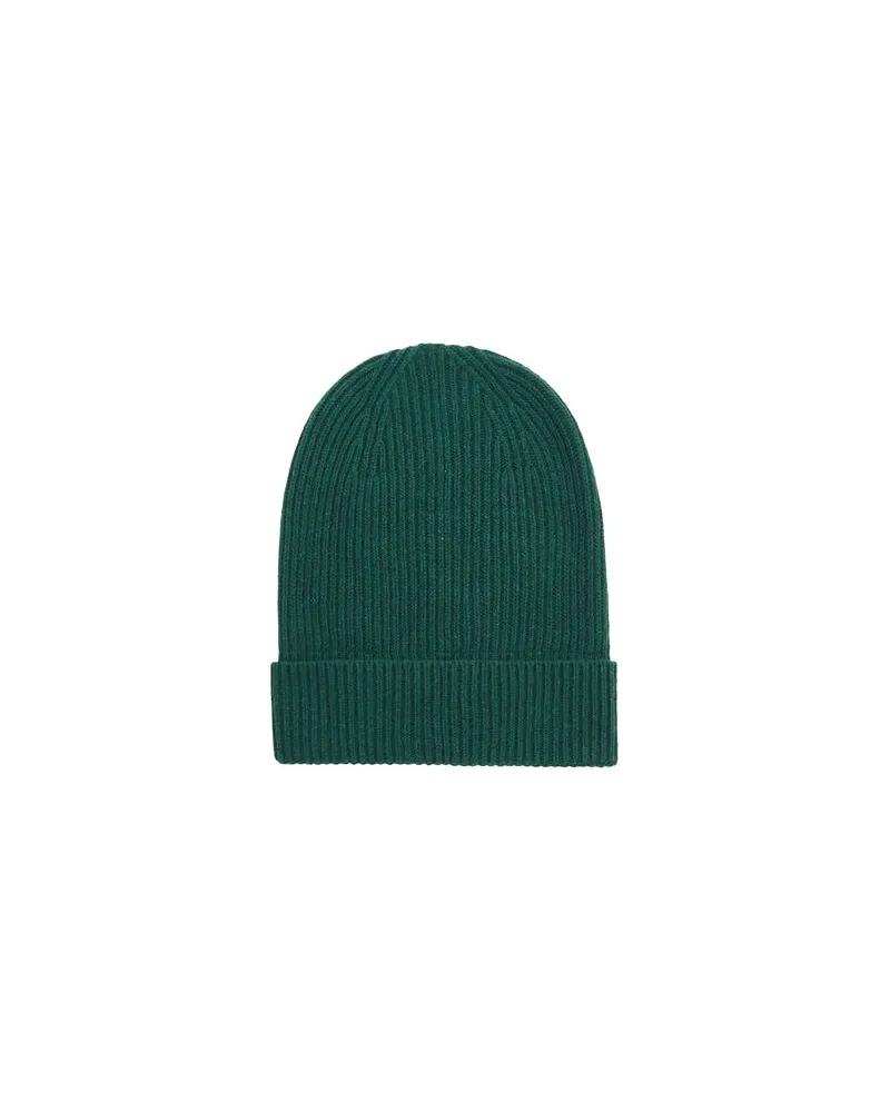 8 by Yoox RECYCLED CASHMERE ESSENTIAL BEANIE - ACCESSOIRES - Mützen & Hüteauf YOOX.COM Dunkelgrün