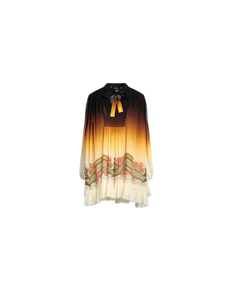 Etro KLEIDER - Mini-Kleiderauf YOOX.COM Dunkelbraun