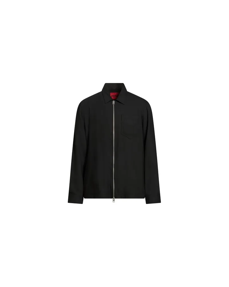 HUGO BOSS JACKEN & MÄNTEL - Jacken und Anoraksauf YOOX.COM Schwarz