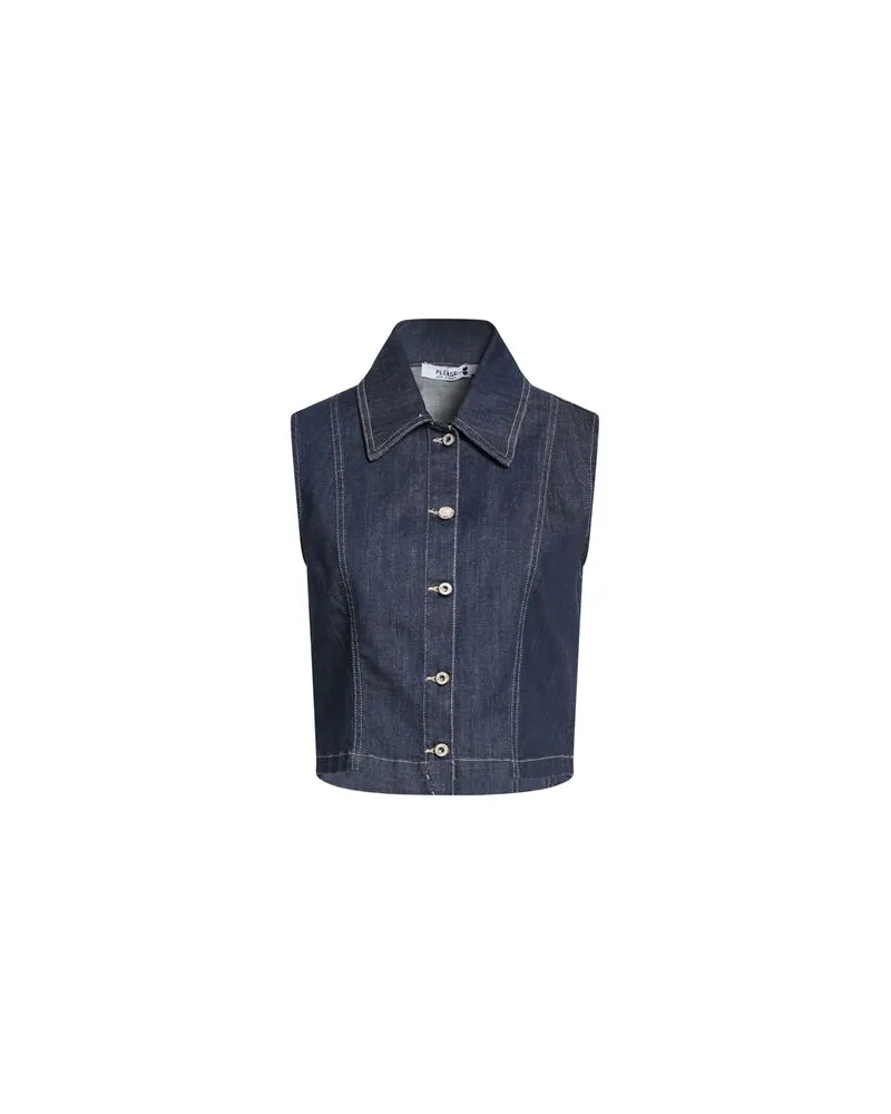 Please JACKEN & MÄNTEL - Jeansjacken/Mäntelauf YOOX.COM Blau
