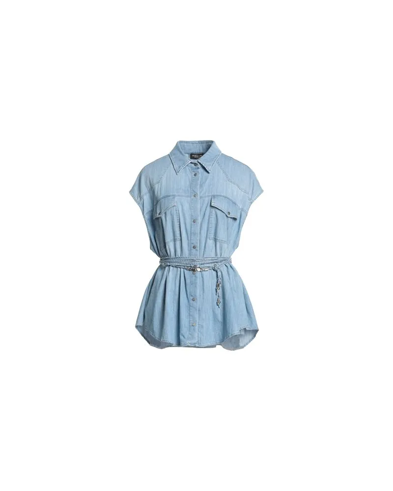 Dondup TOPS - Jeanshemdenauf YOOX.COM Blau