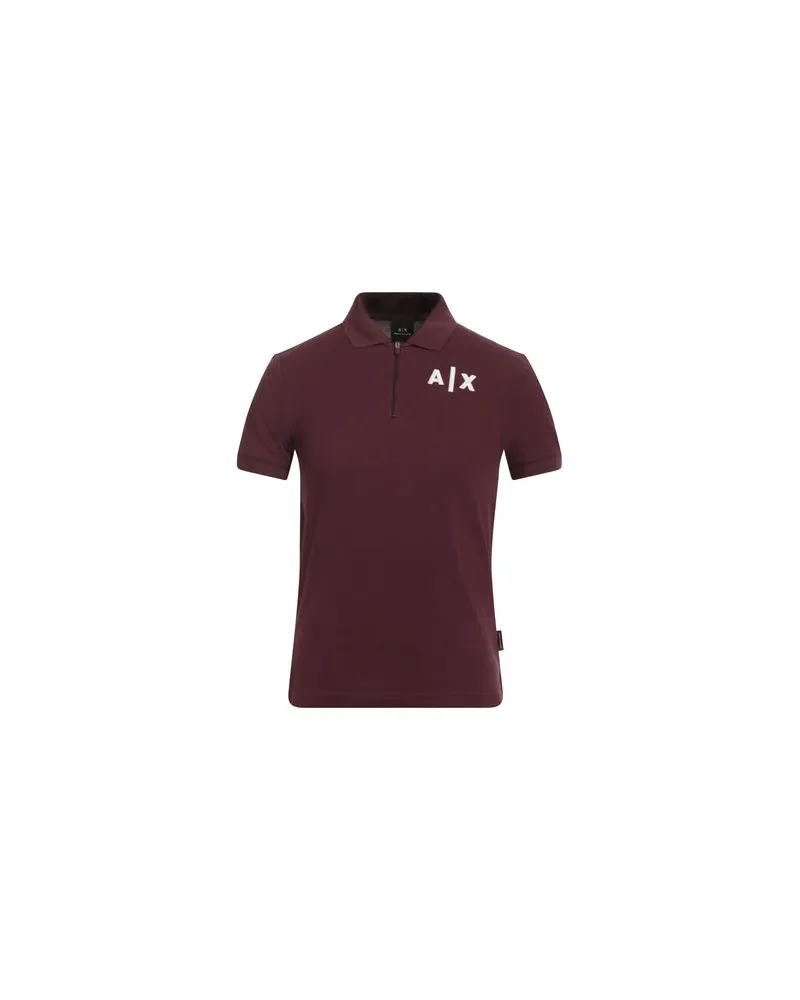 Armani Exchange TOPS - Poloshirtsauf YOOX.COM Bordeaux