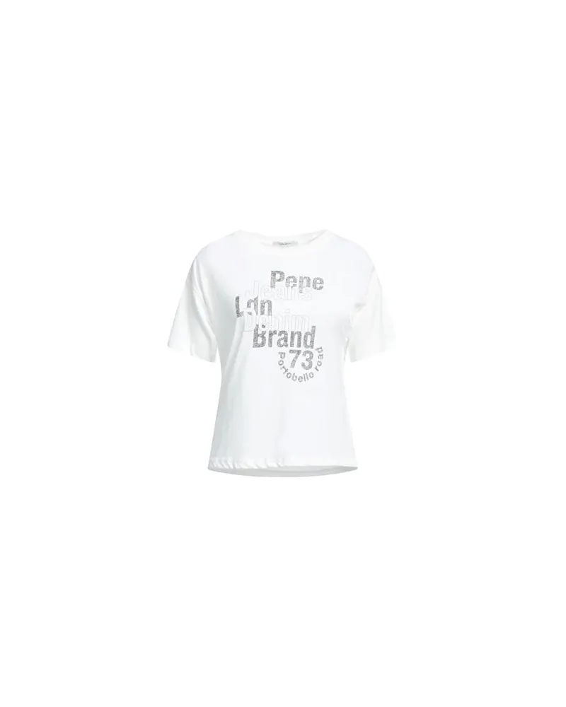 Pepe Jeans TOPS - T-shirtsauf YOOX.COM Weiß