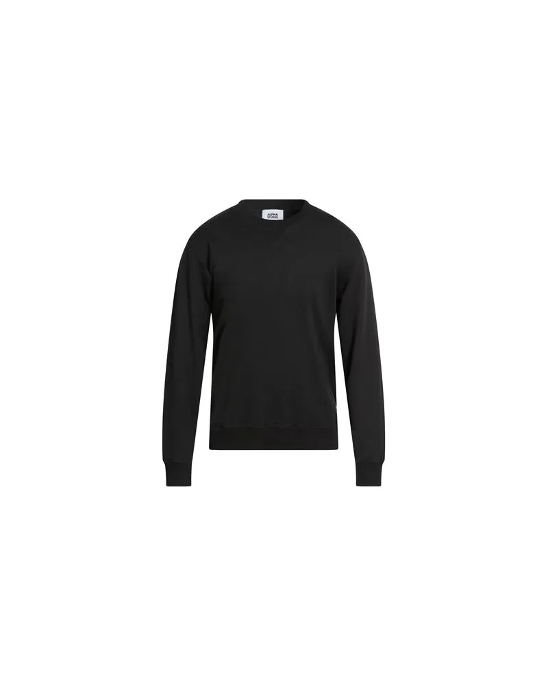 Alpha Studio TOPS - Sweatshirtsauf YOOX.COM Schwarz