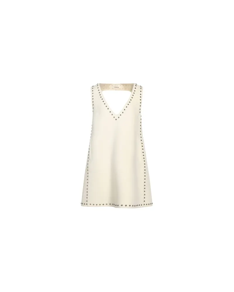 P.A.R.O.S.H. KLEIDER - Mini-Kleiderauf YOOX.COM Cremeweiß