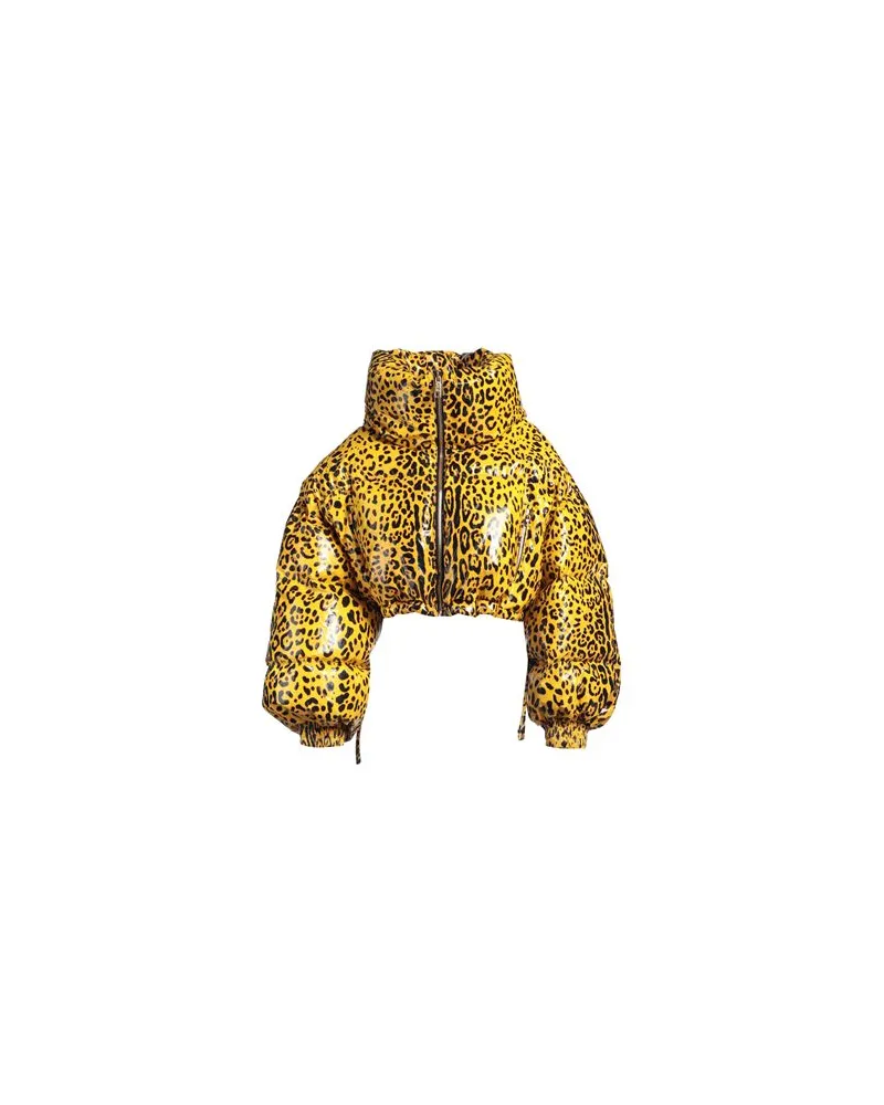 Dolce & Gabbana JACKEN & MÄNTEL - Pufferjacken & Daunenjackenauf YOOX.COM Gelb