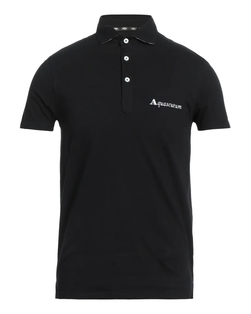 Aquascutum Poloshirt Schwarz