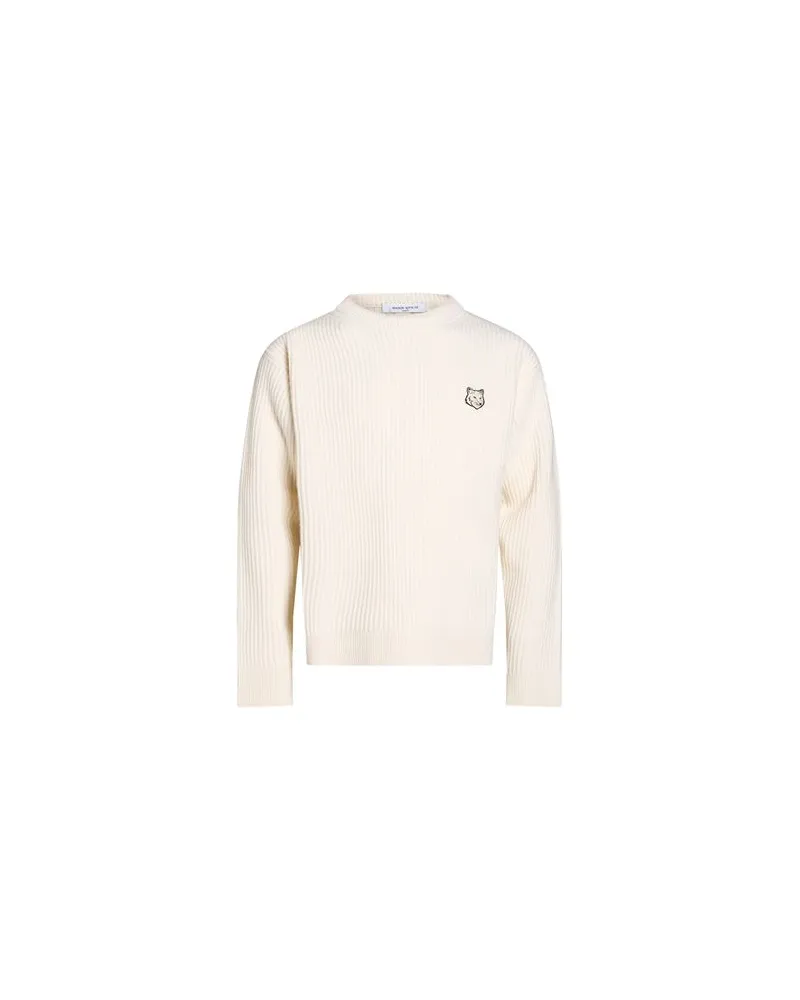 Kitsuné STRICKWAREN - Pulloverauf YOOX.COM Elfenbein