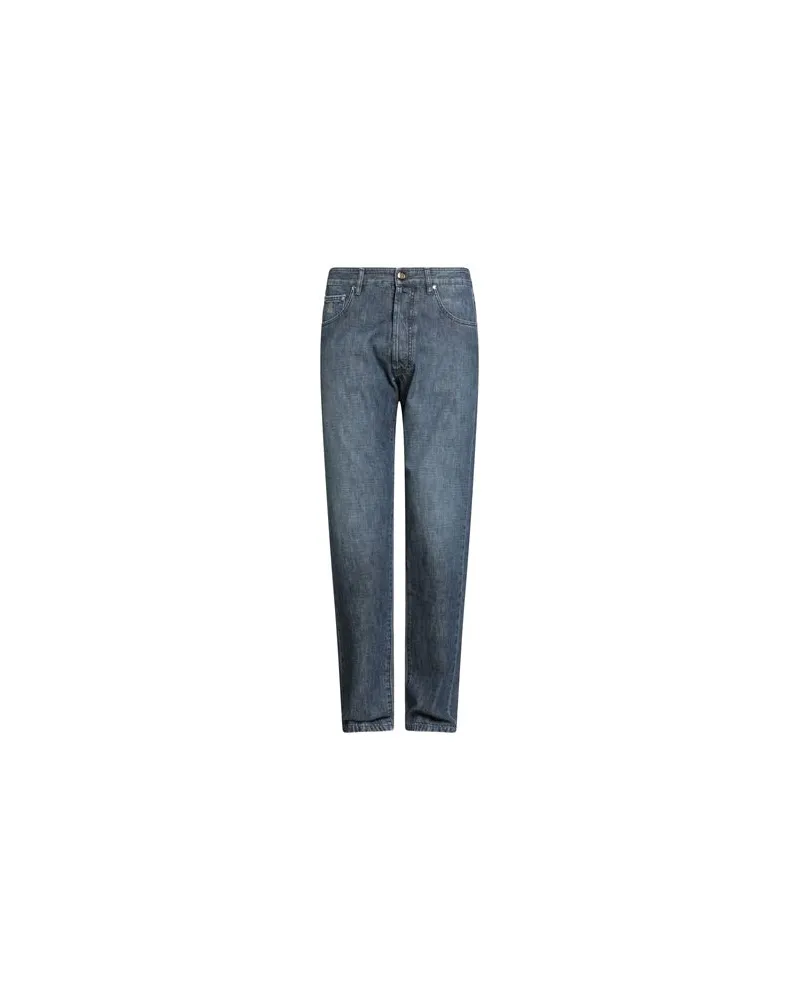 MOORER HOSEN & RÖCKE - Jeanshosenauf YOOX.COM Blau
