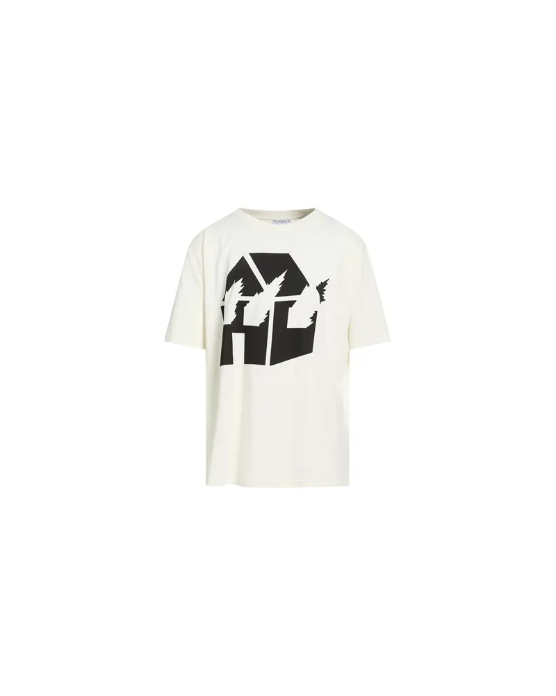 J.W.Anderson TOPS - T-shirtsauf YOOX.COM Cremeweiß