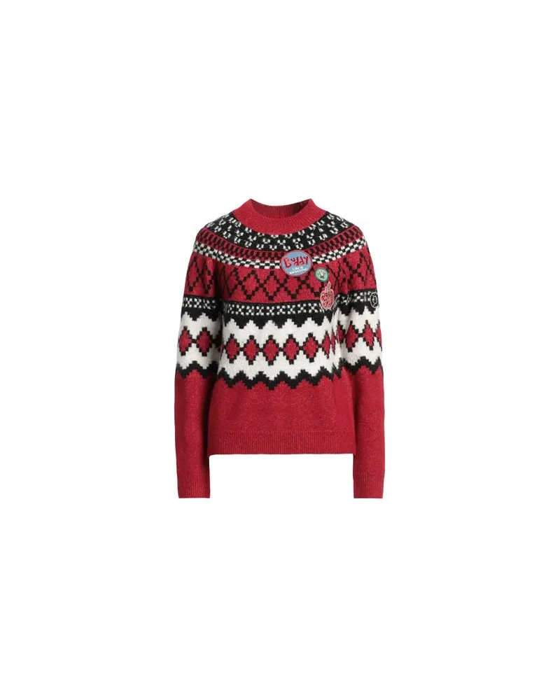 Desigual STRICKWAREN - Pulloverauf YOOX.COM Rot