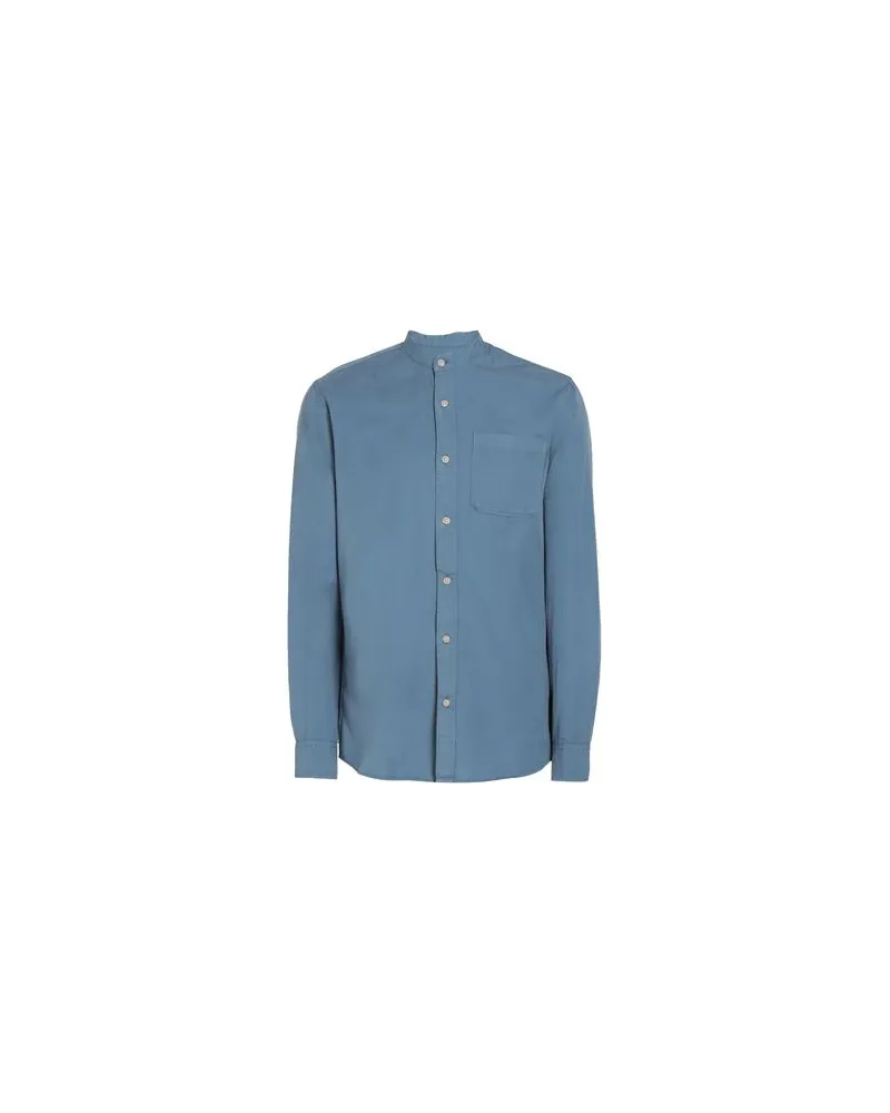 Selected Homme TOPS - Hemdenauf YOOX.COM Taubenblau
