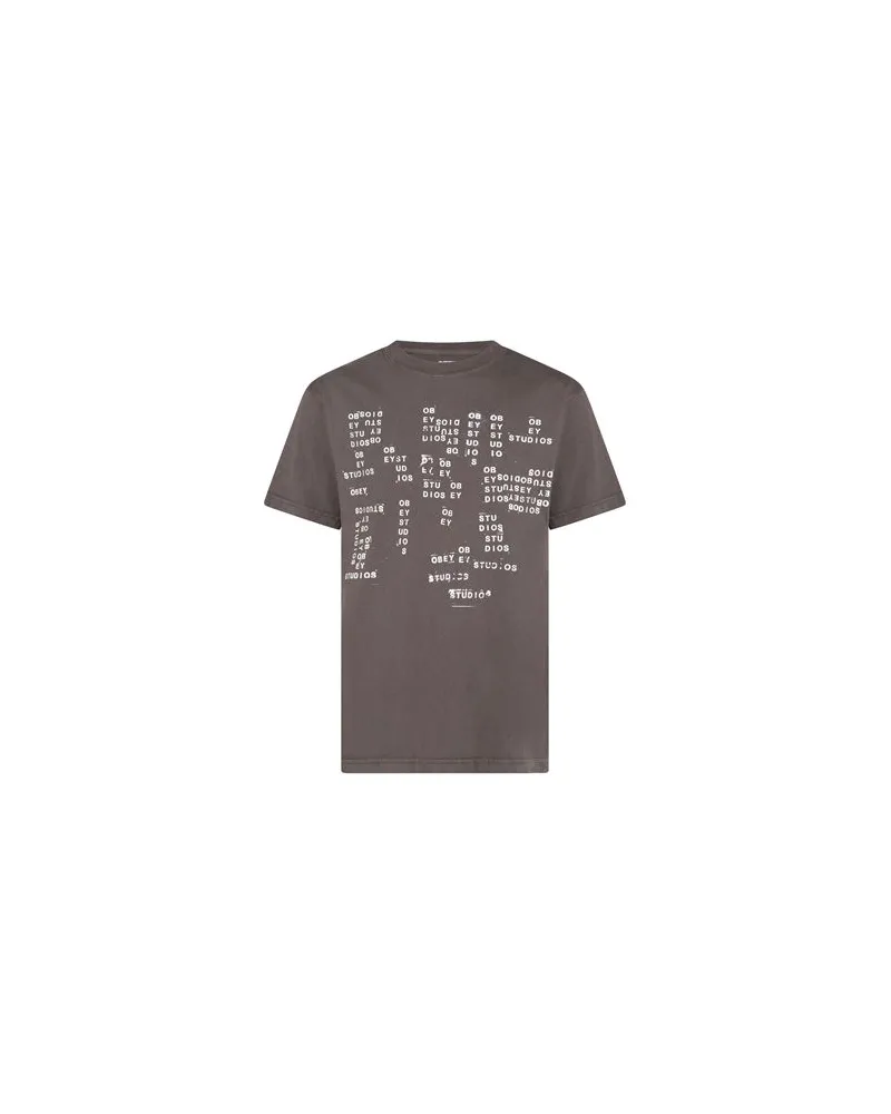 Obey TOPS - T-shirtsauf YOOX.COM Maulwurfsgrau