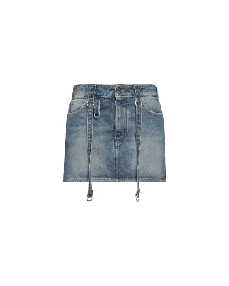 OFF-WHITE HOSEN & RÖCKE - Jeansröckeauf YOOX.COM Blau