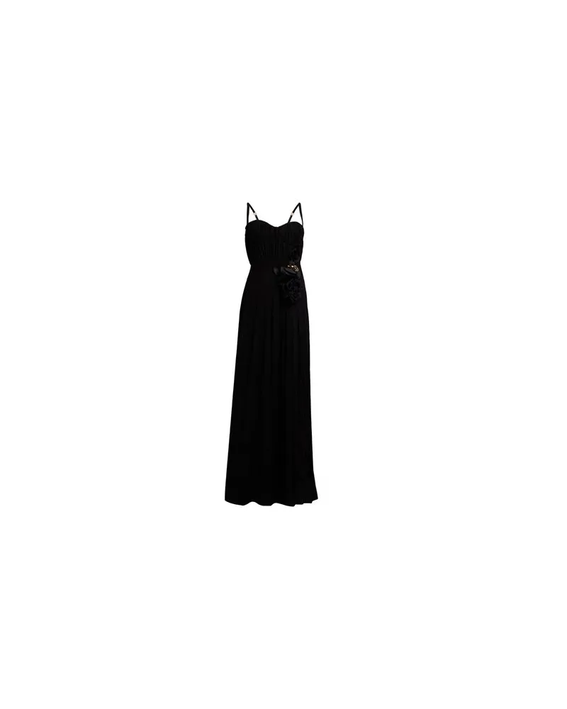 Elisabetta Franchi KLEIDER - Maxi-Kleiderauf YOOX.COM Schwarz