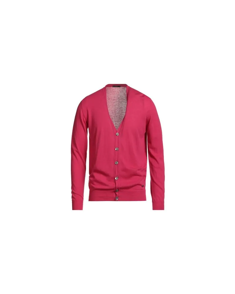 Mauro Grifoni STRICKWAREN - Strickjackenauf YOOX.COM Fuchsia
