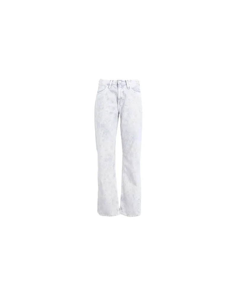Calvin Klein HOSEN & RÖCKE - Jeanshosenauf YOOX.COM Hellgrau