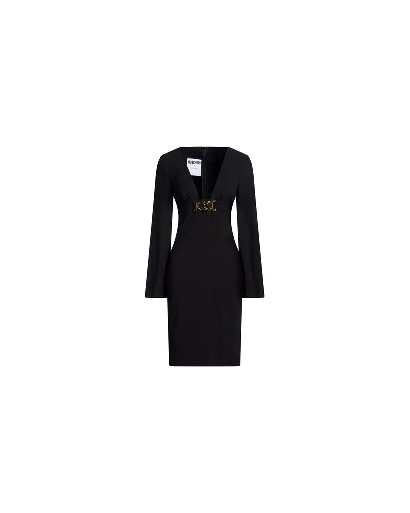 Moschino COUTURE X SMILEY - KLEIDER - Midi-Kleiderauf YOOX.COM Schwarz