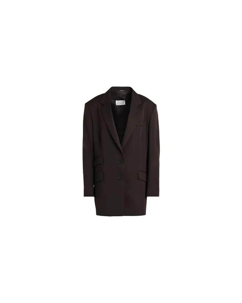Maison Margiela ANZÜGE und CO-ORDS - Blazersauf YOOX.COM Dunkelbraun