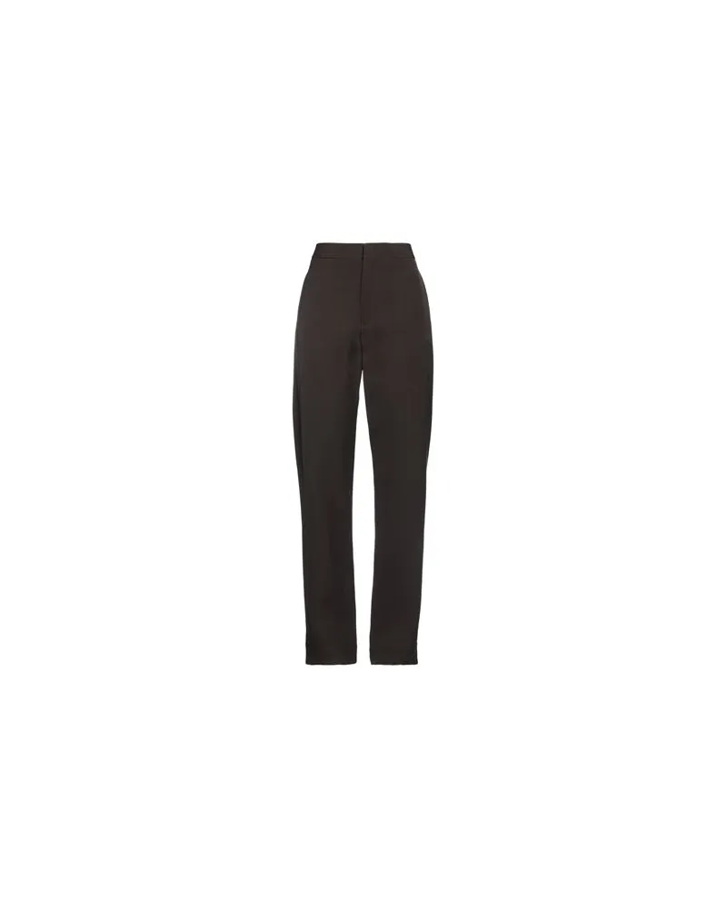 Jil Sander HOSEN & RÖCKE - Hosenauf YOOX.COM Dunkelbraun
