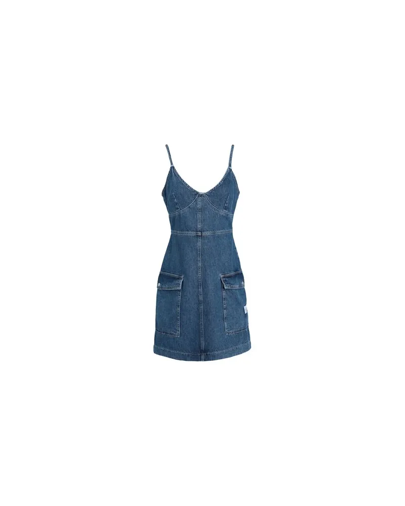 Calvin Klein KLEIDER - Mini-Kleiderauf YOOX.COM Blau