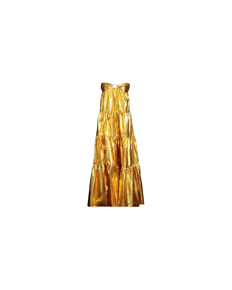 Aniye By KLEIDER - Maxi-Kleiderauf YOOX.COM Gold