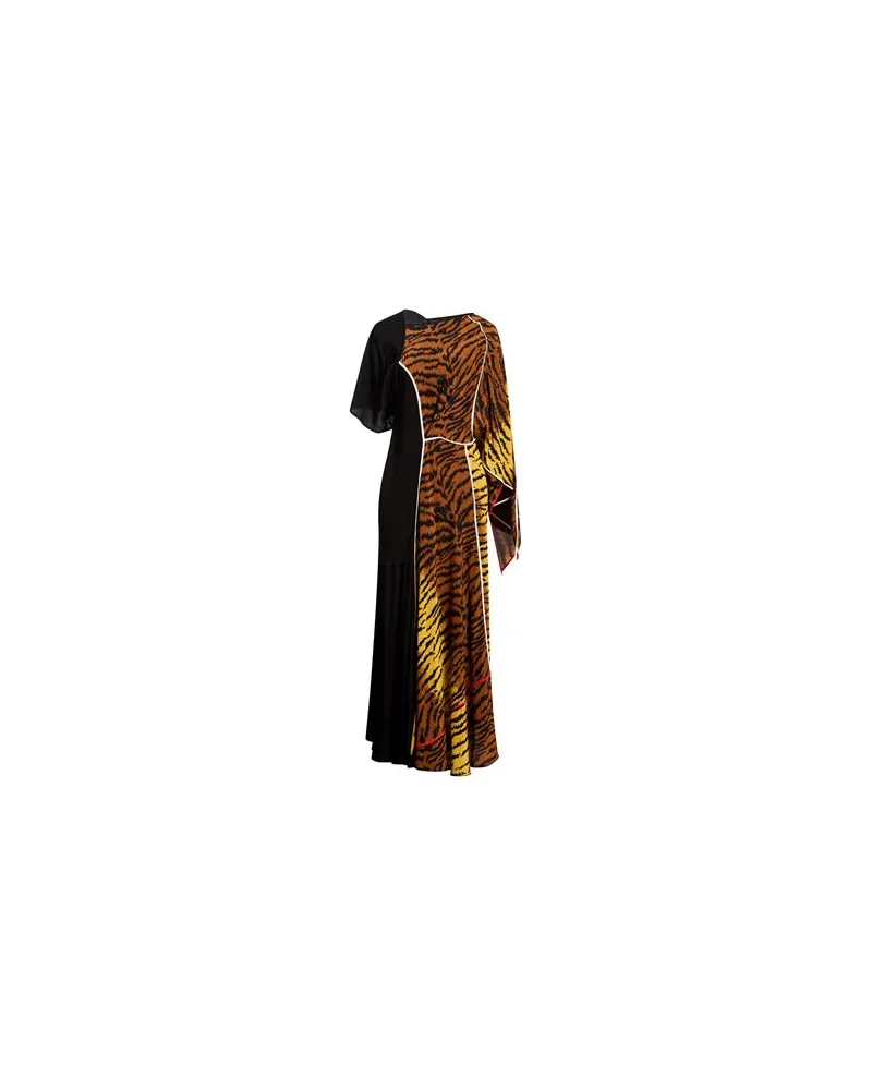 Victoria Beckham KLEIDER - Maxi-Kleiderauf YOOX.COM Braun