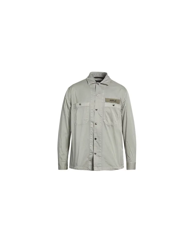 Replay TOPS - Hemdenauf YOOX.COM Khaki