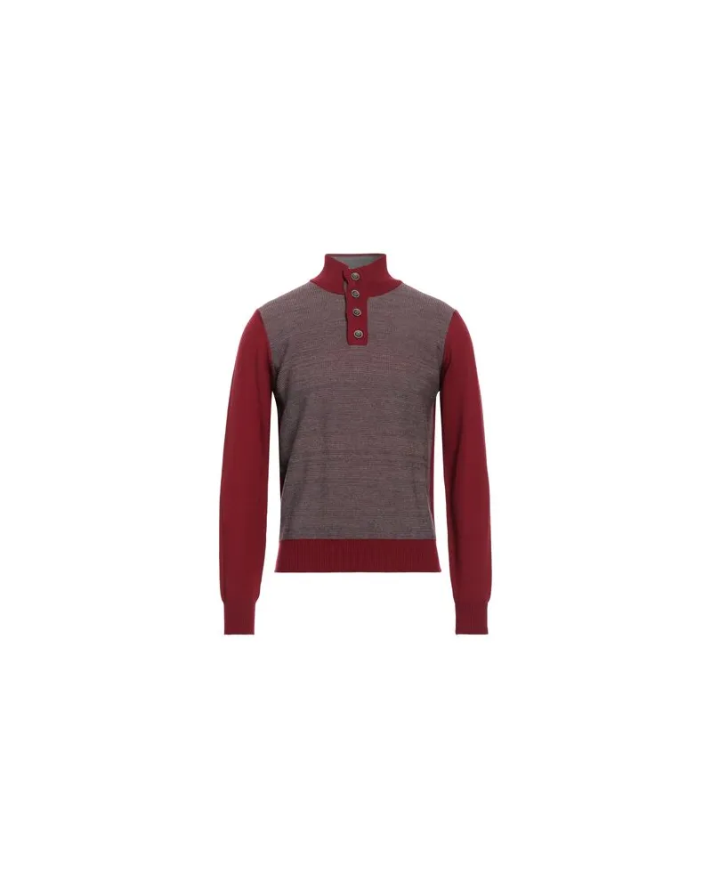 Angelo Nardelli STRICKWAREN - Rollkragenpulloverauf YOOX.COM Bordeaux