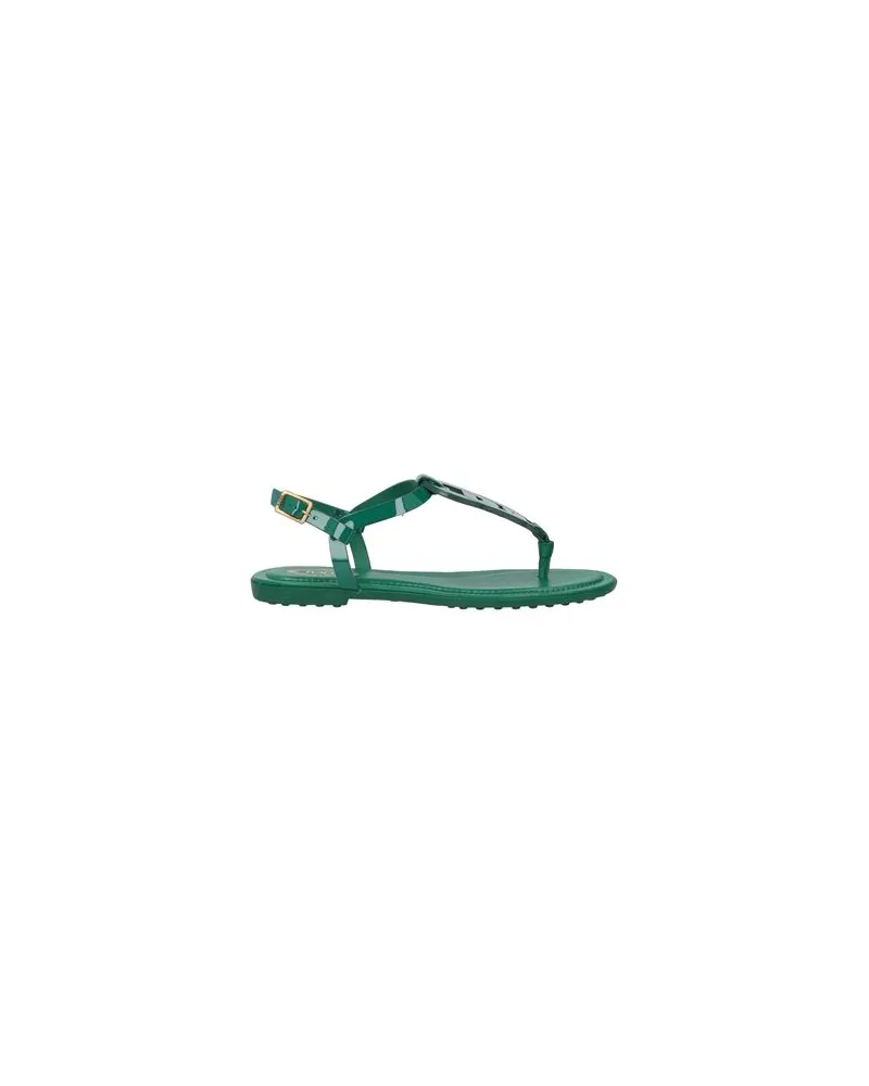 TOD'S SCHUHE - Zehentrennerauf YOOX.COM Dunkelgrün