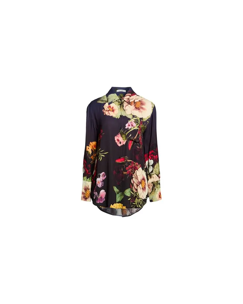 Alice + Olivia TOPS - Hemdenauf YOOX.COM Nachtblau