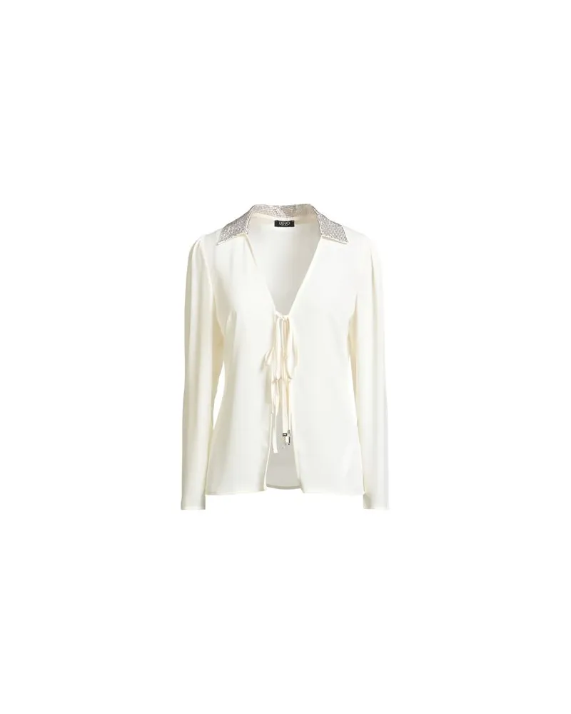 Liu Jo BETTER - TOPS - Hemdenauf YOOX.COM Cremeweiß