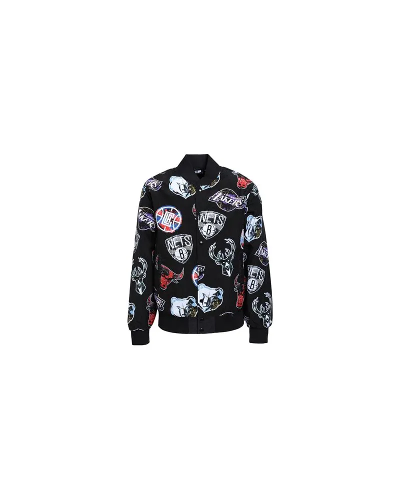 New Era AOP TEAM LOGO BOMBER NBAALL  - JACKEN & MÄNTEL - Jacken und Anoraksauf YOOX.COM Schwarz