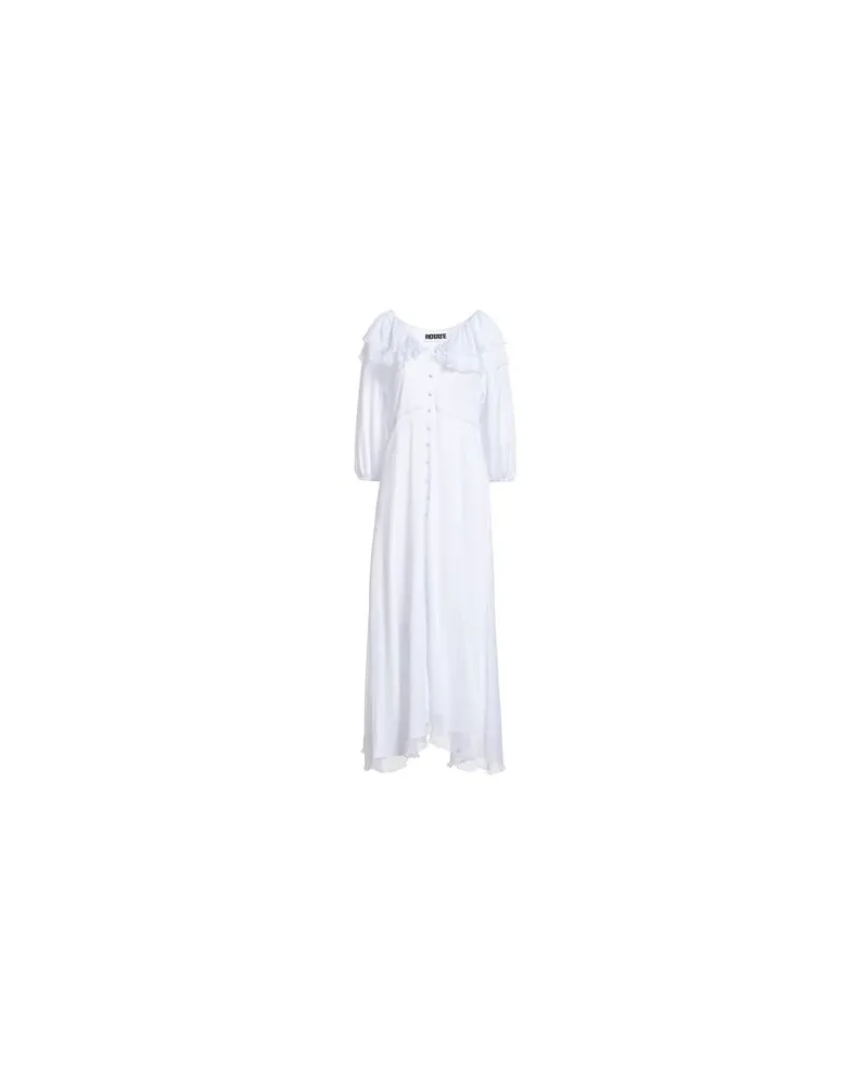 ROTATE Birger Christensen KLEIDER - Maxi-Kleiderauf YOOX.COM Weiß