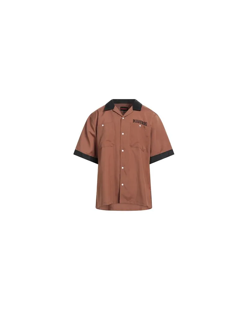 PLEASURES TOPS - Hemdenauf YOOX.COM Braun