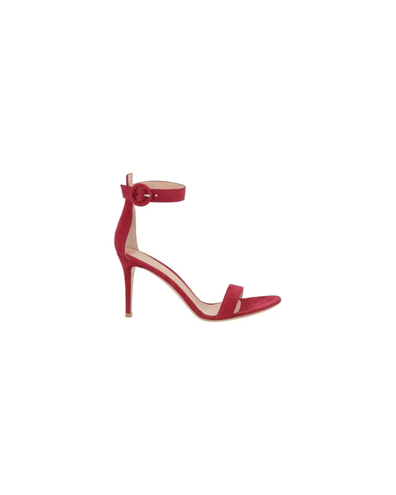 Gianvito Rossi SCHUHE - Sandalenauf YOOX.COM Ziegelrot