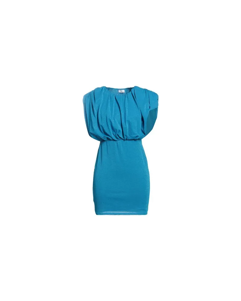 BERNA KLEIDER - Mini-Kleiderauf YOOX.COM Azurblau