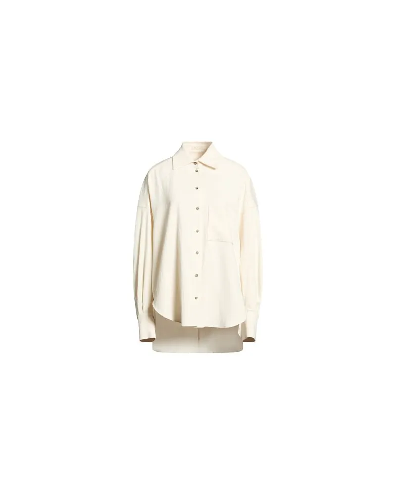 THE MANNEI TOPS - Hemdenauf YOOX.COM Cremeweiß
