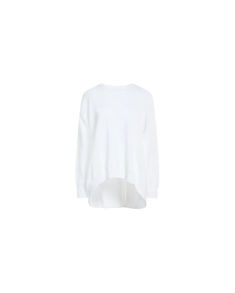 Alpha Studio STRICKWAREN - Pulloverauf YOOX.COM Weiß