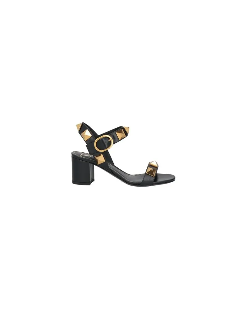 Valentino Garavani SCHUHE - Sandalenauf YOOX.COM Schwarz