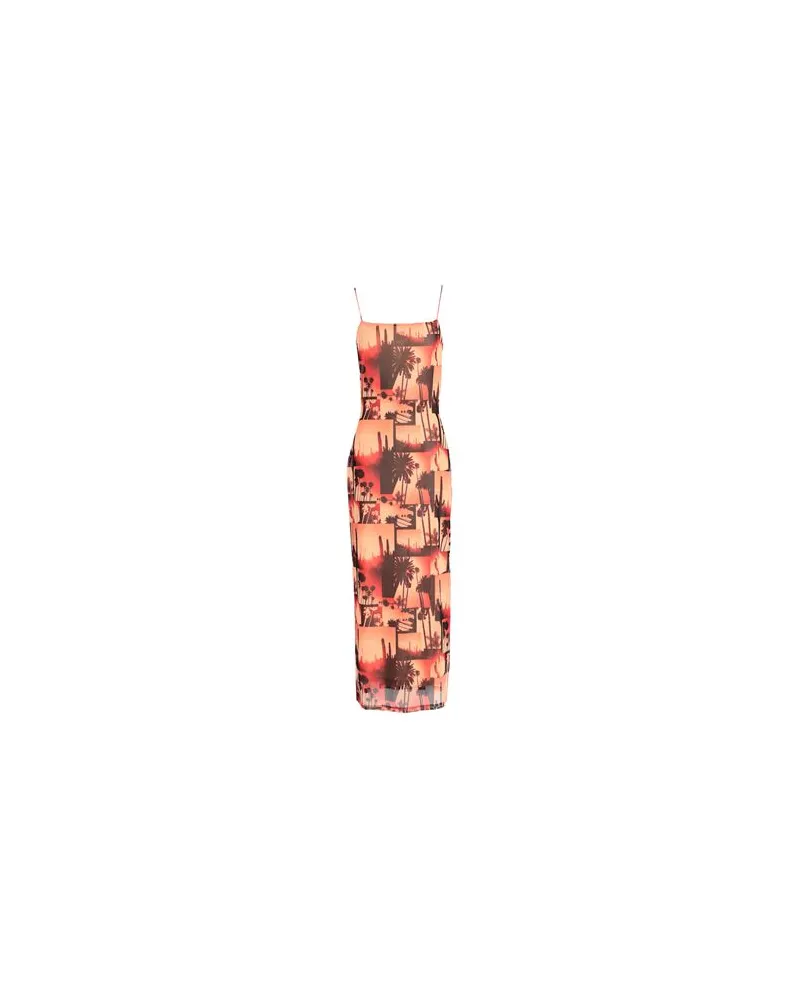 HUGO BOSS KLEIDER - Maxi-Kleiderauf YOOX.COM Orange