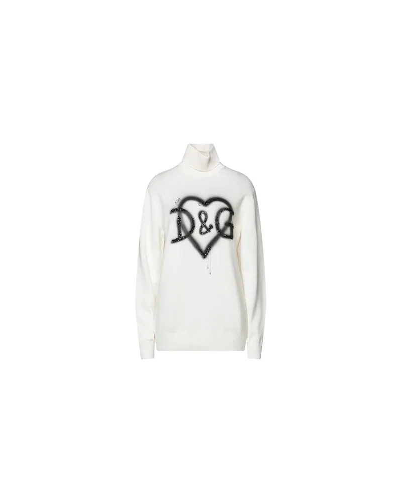 Dolce & Gabbana STRICKWAREN - Rollkragenpulloverauf YOOX.COM Elfenbein