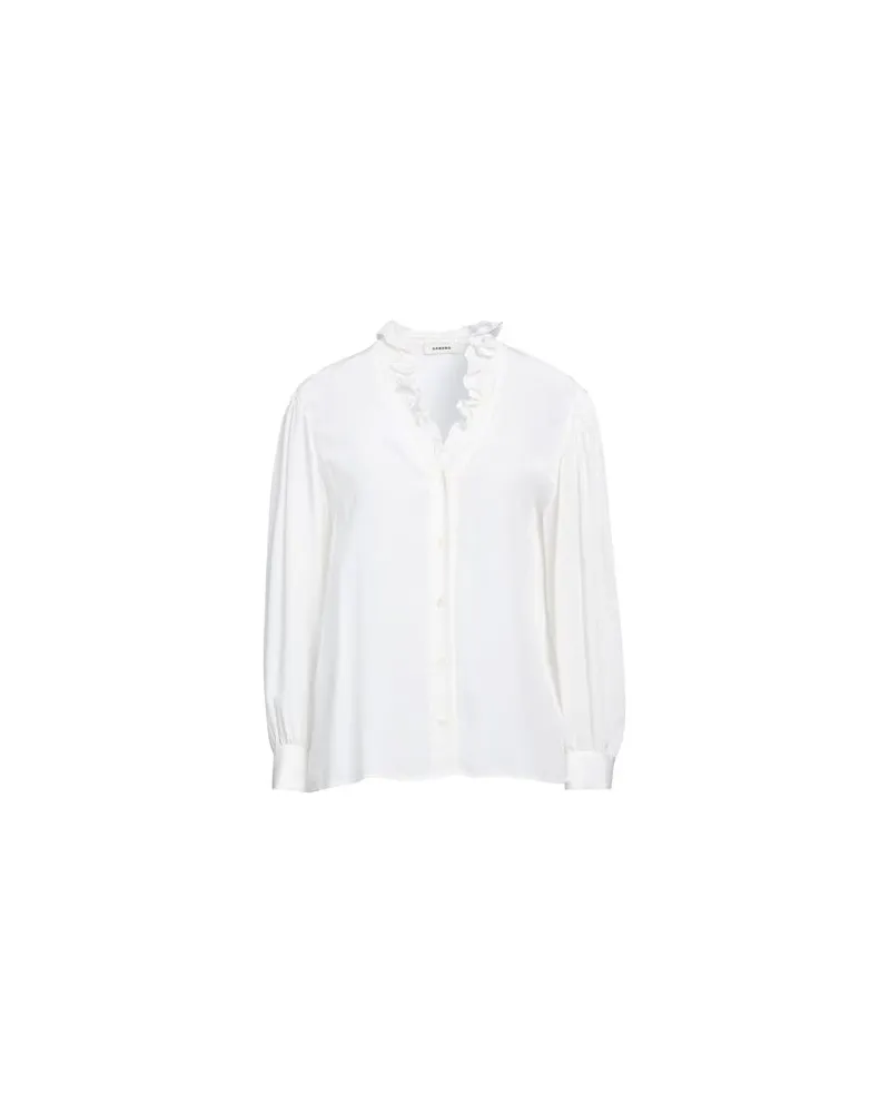 Sandro TOPS - Hemdenauf YOOX.COM Weiß