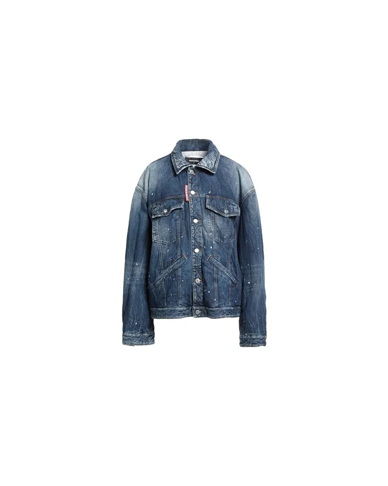 Dsquared2 JACKEN & MÄNTEL - Jeansjacken/Mäntelauf YOOX.COM Blau