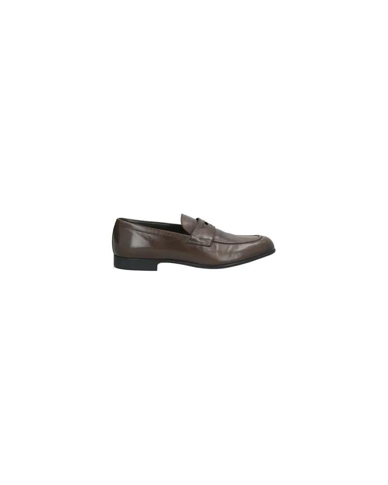 Canali SCHUHE - Mokassinsauf YOOX.COM Dunkelbraun